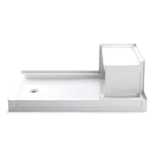 [KOH-1979-0] Kohler 1979-0 Tresham 60 X 36 Receptor With Integral Seat And Left-Hand Drain