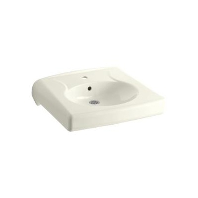 [KOH-1997-1-96] Kohler 1997-1-96 Brenham Wall Mount Lavatory With Single-Hole Faucet Drilling Less Soap Dispenser Hole