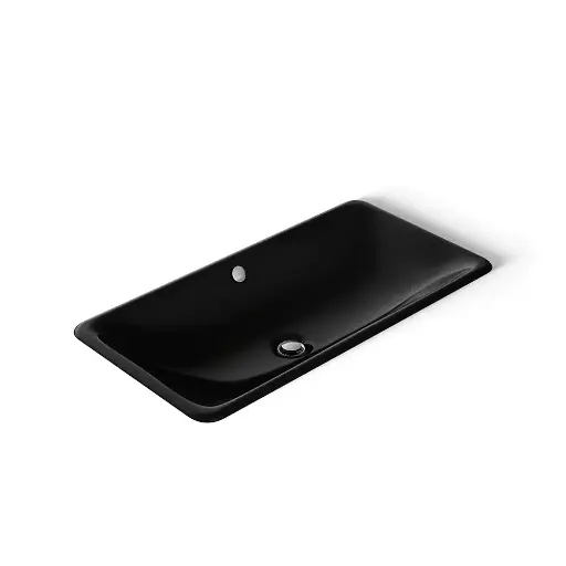 [KOH-20212-7] Kohler 20212-7 Iron Plains 30" Rectangular Drop-in Undermount Bathroom Sink Black