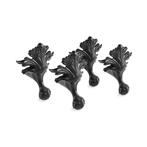 [KOH-204-P5] Kohler 204-P5 Artifacts Ball And Claw Feet Aspen Iron Black