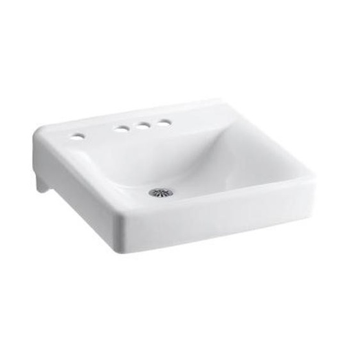 [KOH-2054-NL-0] Kohler 2054-NL-0 Soho 20X18 Lav 4Cc No Overflow/Lh Soap