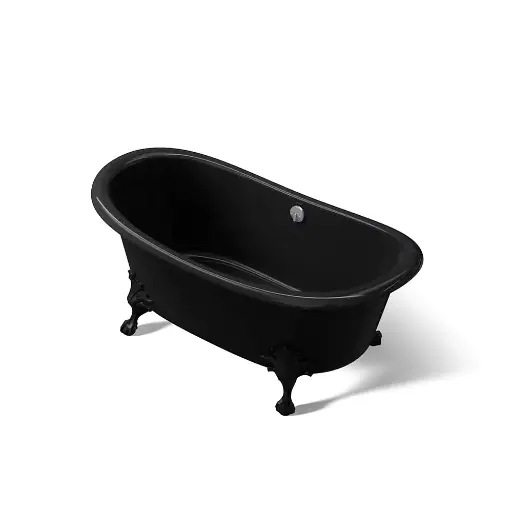 [KOH-21000-P5-7] Kohler 21000-P5-7 Artifacts 66-1/4" x 32-1/2" Freestanding Bath Black