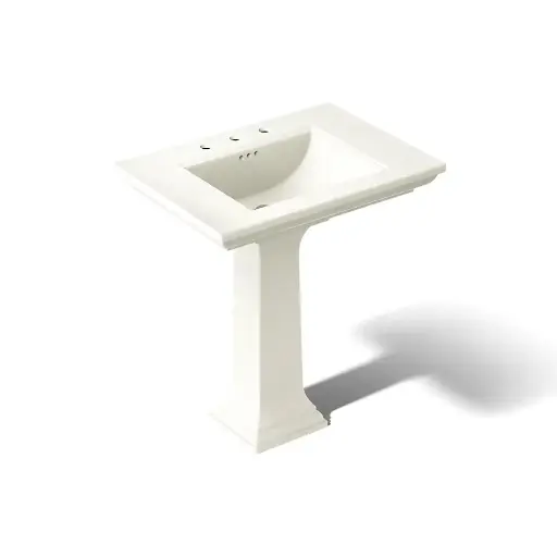 [KOH-2268-8-96] Kohler 2268-8-96 Memoirs 30-3/4" Rectangular Pedestal Bathroom Sink Biscuit