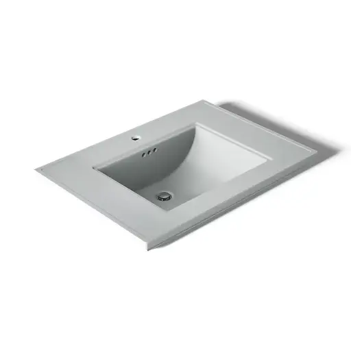 [KOH-2269-1-95] Kohler 2269-1-95 Memoirs 30" Pedestal Console Table Bathroom Sink Ice Grey