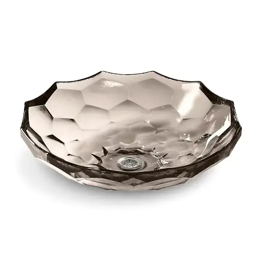 [KOH-2373-TG3] Kohler 2373-TG3 Briolette 17-1/2" Round Vessel Bathroom Sink Translucent Doe