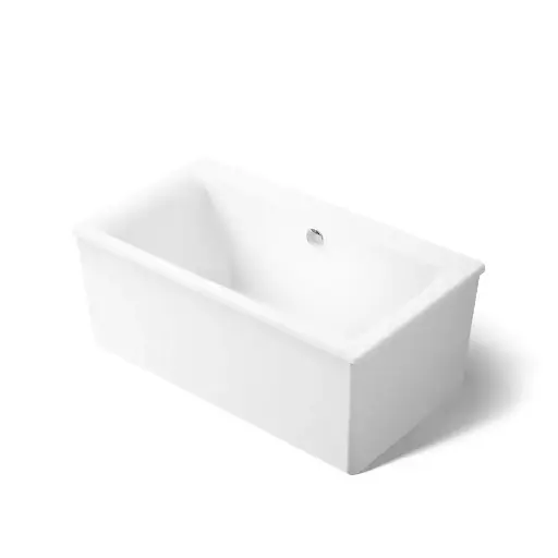[KOH-24010-0] Kohler 24010-0 Stargaze 60" x 34" Freestanding Bath With Straight Shroud White
