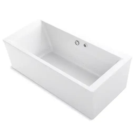[KOH-24018-GH-0] Kohler 24018-GH-0 Stargaze 60" x 34" Freestanding Heated Air Bath Straight Shroud White
