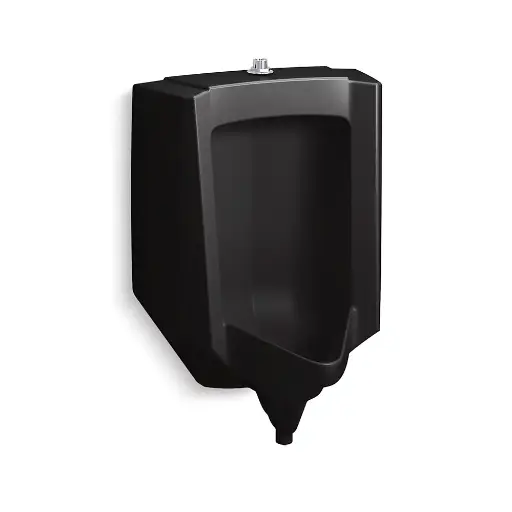 [KOH-25048-ET-7] Kohler 25048-ET-7 Stanwell Top Spud Blow Out Half Stall Urinal Black