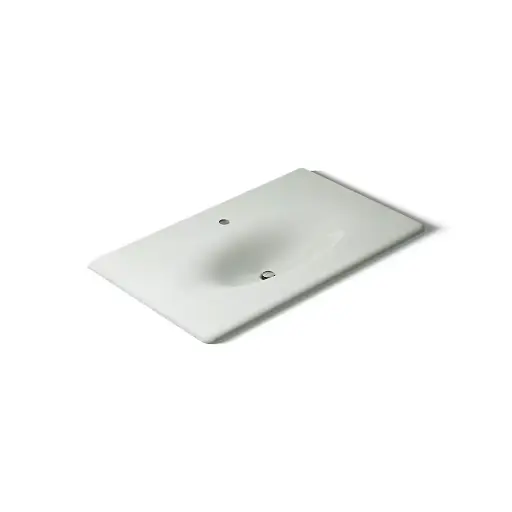 [KOH-3051-1-FF] Kohler 3051-1-FF Iron Impressions 37" Enameled Cast Iron Vanity Top Sea Salt