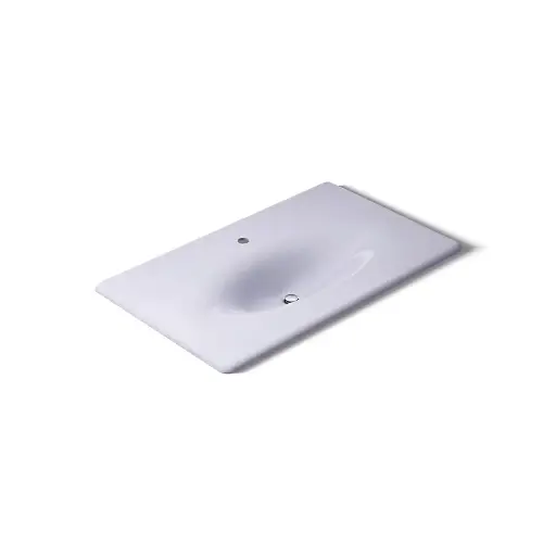 [KOH-3051-1-GRL] Kohler 3051-1-GRL Iron Impressions 37" Enameled Cast Iron Vanity Top Lavender Grey