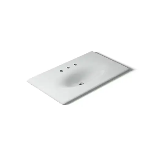 [KOH-3051-8-95] Kohler 3051-8-95 Iron Impressions 37" Enameled Cast Iron Vanity Top Ice Grey