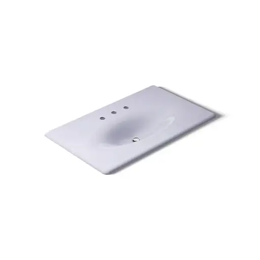 [KOH-3051-8-GRL] Kohler 3051-8-GRL Iron Impressions 37" Enameled Cast Iron Vanity Top Lavender Grey
