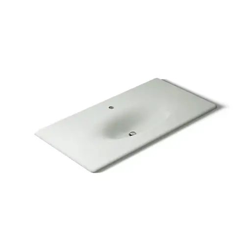 [KOH-3052-1-FF] Kohler 3052-1-FF Iron Impressions 43" Enameled Cast Iron Vanity Top Sea Salt