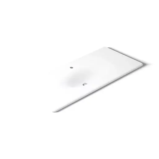 [KOH-3053-1-0] Kohler 3053-1-0 Iron Impressions 49" Enameled Cast Iron Vanity Top White