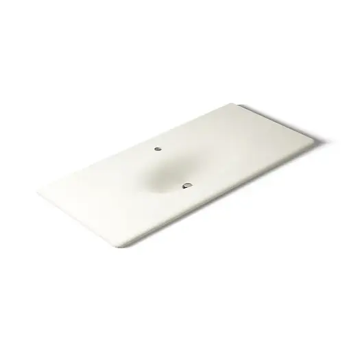 [KOH-3053-1-96] Kohler 3053-1-96 Iron Impressions 49" Enameled Cast Iron Vanity Top Biscuit