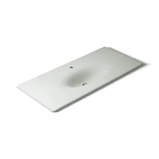 [KOH-3053-1-FF] Kohler 3053-1-FF Iron Impressions 49" Enameled Cast Iron Vanity Top Sea Salt