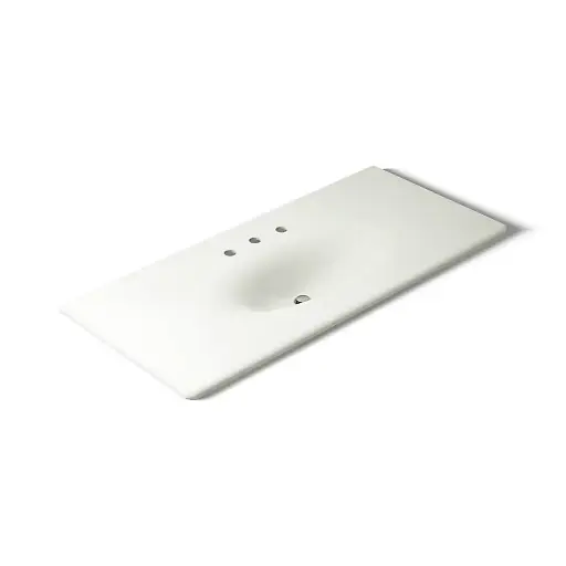 [KOH-3053-8-NY] Kohler 3053-8-NY Iron Impressions 49" Enameled Cast Iron Vanity Top Dune
