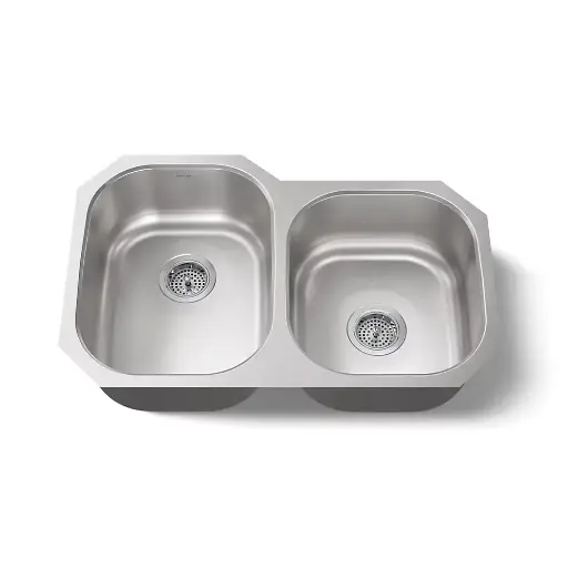 [KOH-3150-NA] Kohler 3150-NA Undertone 31" Undermount Double Bowl Kitchen Sink Stainless Steel