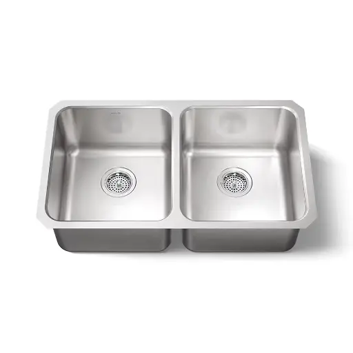 [KOH-3171-NA] Kohler K3171 Undertone 31 x 18 Undermount Double Equal Kitchen Sink - ONE ONLY