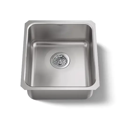 [KOH-3331-NA] Kohler K3331 Undertone 15 x 17 Medium Squared Undermount Single Kitchen Sink