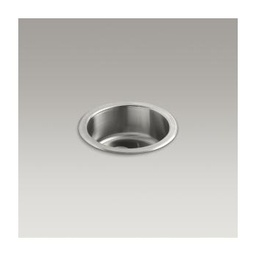 [KOH-3341-NA] Kohler K3341 Undertone Lyric 18 Diameter Single Circular Bowl Kitchen Sink