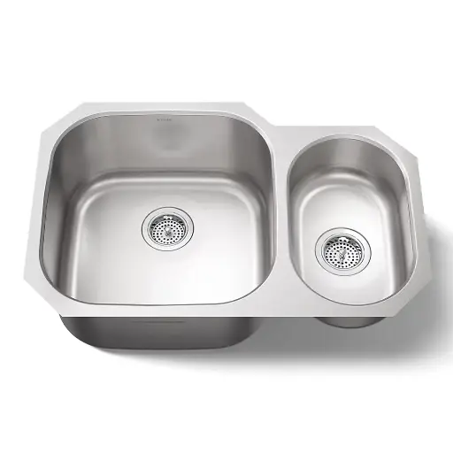 [KOH-3355-NA] Kohler 3355-NA Undertone 30-3/4" Undermount Double Bowl Kitchen Sink Stainless Steel