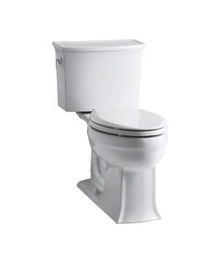 [KOH-3551-0] Kohler 3551-0 Archer Comfort Height Two-Piece Elongated 1.28 Gpf Toilet With Aquapiston Flush Technology