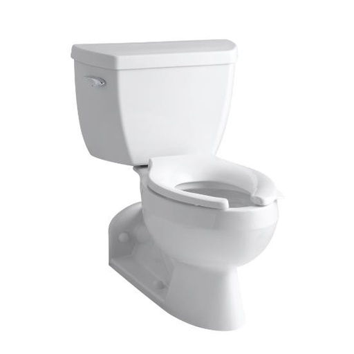 [KOH-3554-T-0] Kohler 3554-T-0 Barrington 1.6 GPF Pressure Lite Toilet With Left-Hand Trip Lever And Toilet Tank Locks