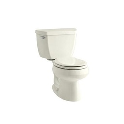 [KOH-3577-96] Kohler 3577-96 Wellworth Classic Two-Piece Round-Front 1.28 Gpf Toilet With Class Five Flush Technology And Left-Hand Trip Lever
