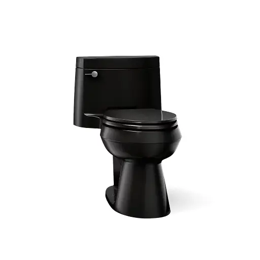 [KOH-3619-7] Kohler 3619-7 Cimarron One Piece Elongated Toilet With Concealed Trapway Black