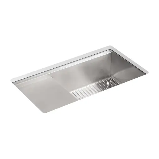 [KOH-3760-NA] Kohler 3760-NA Stages 33" Undermount Single Bowl Kitchen Sink Stainless Steel