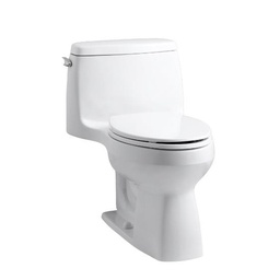 [KOH-3810-0] Kohler 3810-0 Santa Rosa Comfort Height One-Piece Compact Elongated 1.28 Gpf Toilet With Aquapiston Flush Technology And Left-Hand Trip Lever