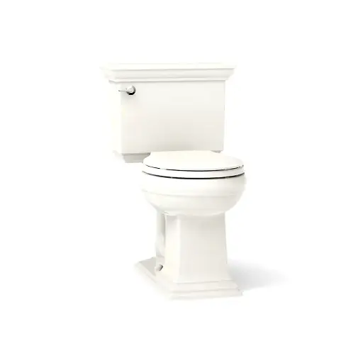 [KOH-3933-96] Kohler 3933-96 Memoirs Stately Comfort Height Two-Piece Round-Front 1.28 GPF Toilet With Left-Hand Trip Lever
