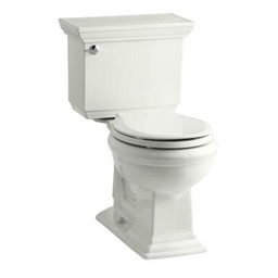 [KOH-3933-NY] Kohler 3933-NY Memoirs Stately Comfort Height Two-Piece Round-Front 1.28 Gpf Toilet With Aquapiston Flush Technology And Left-Hand Trip Lever