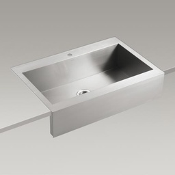 [KOH-3942-1-NA] Kohler 3942-1-NA Vault 35 x 24 Topmount Single Kitchen Sink Apron