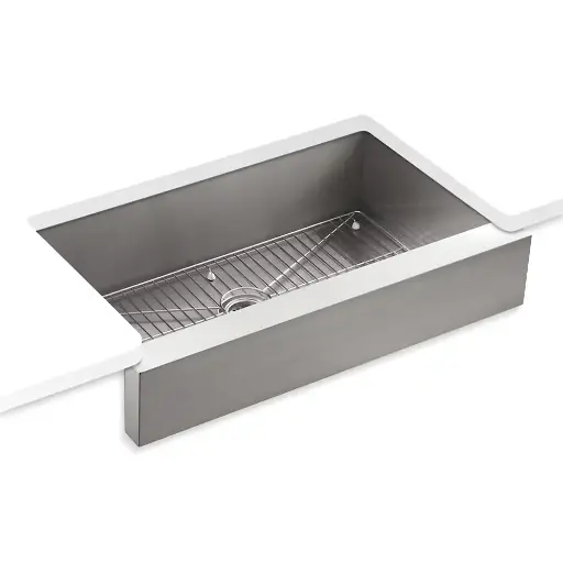 [KOH-3943-NA] Kohler 3943-NA Vault 35-1/2" Undermount Farmhouse Kitchen Sink Stainless Steel