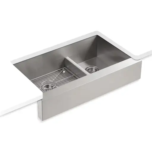 [KOH-3945-NA] Kohler 3945-NA Vault 35-1/2" Undermount Farmhouse Kitchen Sink Stainless Steel