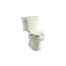 [KOH-3947-96] Kohler 3947-96 Wellworth Two-Piece Round-Front 1.28 Gpf Toilet With Class Five Flush Technology And Left-Hand Trip Lever