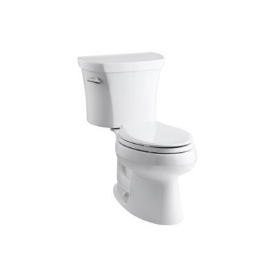 [KOH-3948-0] Kohler 3948-0 Wellworth Two-Piece Elongated 1.28 GPF Toilet With Left-Hand Trip Lever