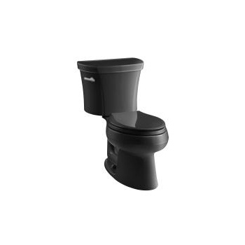[KOH-3948-7] Kohler 3948-7 Wellworth Two-Piece Elongated 1.28 GPF Toilet With Left-Hand Trip Lever