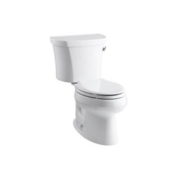 [KOH-3948-RZ-0] Kohler 3948-RZ-0 Wellworth Two-Piece Elongated 1.28 Gpf Toilet With Class Five Flush Technology Right-Hand Trip Lever Insuliner Tank Liner And Tank Cover Locks