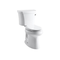 [KOH-3949-RA-0] Kohler 3949-RA-0 Highline Comfort Height Two-Piece Elongated 1.28 Gpf Toilet With Class Five Flush Technology And Right-Hand Trip Lever