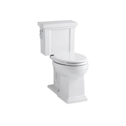 [KOH-3950-0] Kohler 3950-0 Tresham Comfort Height Two-Piece Elongated 1.28 Gpf Toilet With Aquapiston Flush Technology And Left-Hand Trip Lever