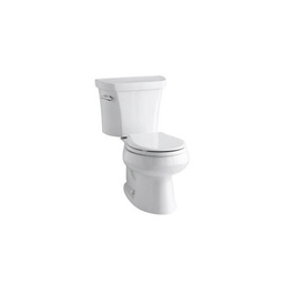[KOH-3977-0] Kohler 3977-0 Wellworth Two-Piece Round-Front 1.6 Gpf Toilet With Class Five Flush Technology And Left-Hand Trip Lever