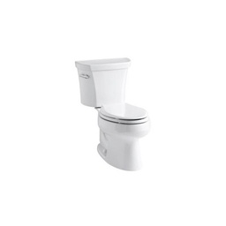[KOH-3978-0] Kohler 3978-0 Wellworth Two-Piece Elongated 1.6 Gpf Toilet With Class Five Flush Technology And Left-Hand Trip Lever
