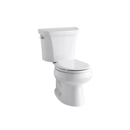 [KOH-3987-0] Kohler 3987-0 Wellworth Two-Piece Round-Front Dual-Flush Toilet With Class Five Flush Technology And Left-Hand Trip Lever