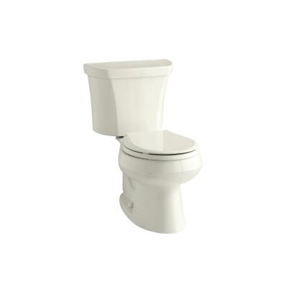 [KOH-3987-RA-96] Kohler 3987-RA-96 Wellworth Two-Piece Round-Front Dual-Flush Toilet With Right-Hand Trip Lever