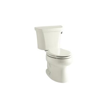 [KOH-3998-RA-96] Kohler 3998-RA-96 Wellworth Two-Piece Elongated 1.28 GPF Toilet With Right-Hand Trip Lever