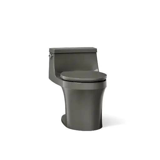 [KOH-4007-58] Kohler 4007-58 San Souci One Piece Round Front Toilet Thunder Grey