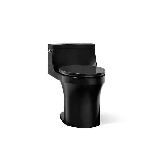 [KOH-5172-7] Kohler 5172-7 San Souci One Piece Compact Elongated Toilet Black